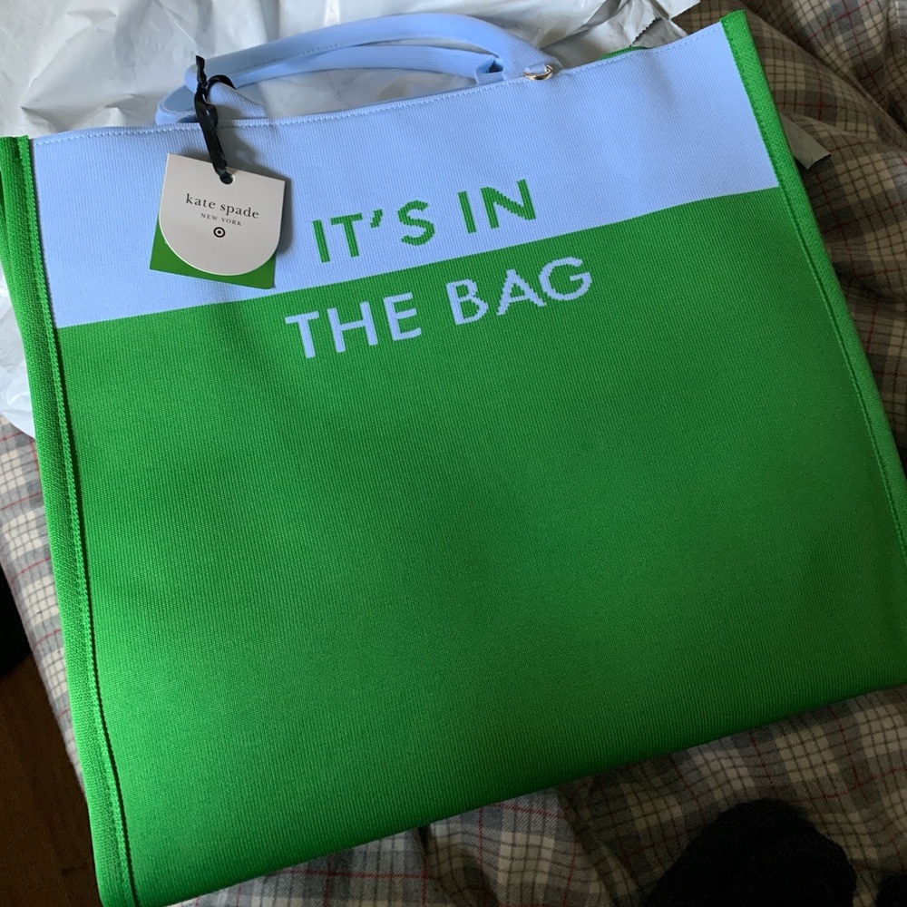 NWT Colorblock Knit Tote Bag - kate spade new york x Target Blue/Green